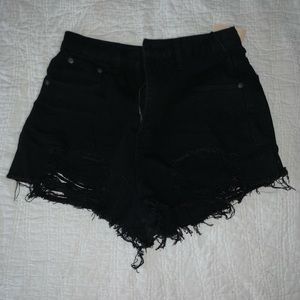 Super down jean shorts